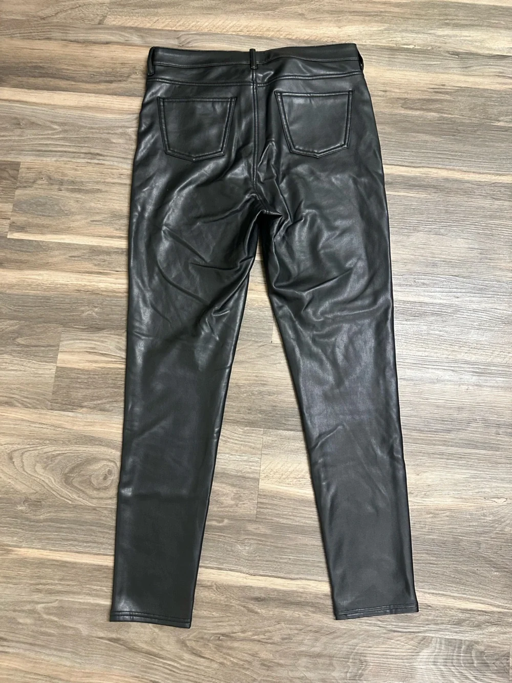 Bagatelle Collection Black Faux Leather Pants